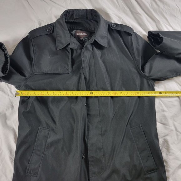 Michael Kors Mens Medium Black Coat Jacket Casual Outdoors Walking - Picture 14 of 16